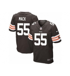 Nike Cleveland Browns 55 Alex Mack Brown Elite NFL Jersey