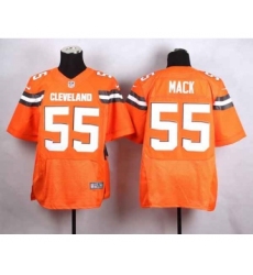 nike nfl jerseys cleveland browns 55 mack orange[Elite][new style]