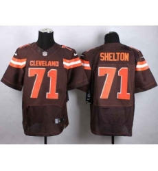 nike nfl jerseys cleveland browns 71 shelton brown[Elite][new style]