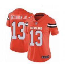 Womens Odell Beckham Jr Limited Orange Nike Jersey NFL Cleveland Browns 13 Alternate Vapor Untouchable