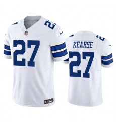 Men Dallas Cowboys 27 Jayron Kearse White 2023 F U S E  Vapor Limited Stitched Football Jersey