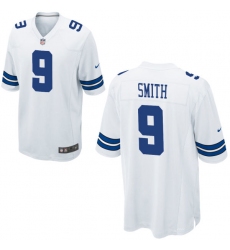 Men Nike Dallas Cowboys Jaylon Smith 9 White Vapor Limited NFL Jersey