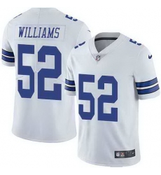 Nike Cowboys 52 Connor Williams White Vapor Untouchable Limited Jersey