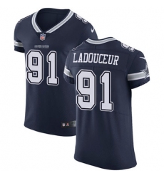 Nike Cowboys #91 L P Ladouceur Navy Blue Team Color Mens Stitched NFL Vapor Untouchable Elite Jersey