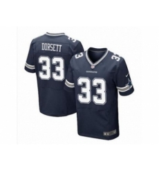 Nike Dallas Cowboys 33 tony dorsett blue Elite NFL Jersey