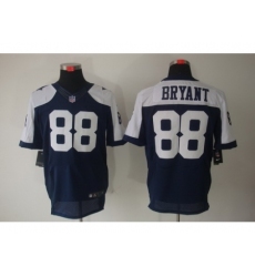 Nike Dallas Cowboys 88 Dez Bryant Blue Elite Thankgivings NFL Jersey