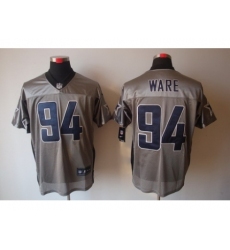 Nike Dallas Cowboys 94 DeMarcus Ware Grey Elite Shadow NFL Jersey