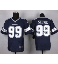 Nike Dallas Cowboys 99 George Selvie blue Elite NFL Jersey