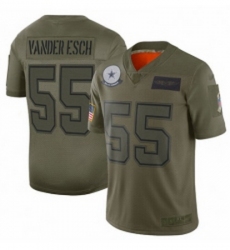 Youth Dallas Cowboys 55 Leighton Vander Esch Limited Camo 2019 Salute to Service Football Jersey