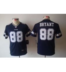 Youth Nike Dallas Cowboys #88 Bryant Blue Color Limited Jerseys