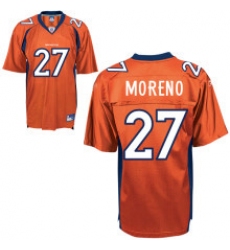 Denver Broncos 27 Knowshon Moreno Throwback Orange