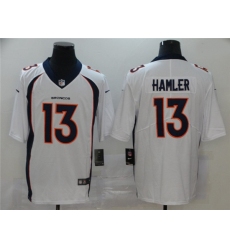 Nike Broncos 13 KJ Hamler White 2020 NFL Draft Vapor Untouchable Limited Jersey