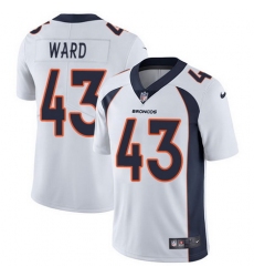 Nike Broncos #43 T J  Ward White Mens Stitched NFL Vapor Untouchable Limited Jersey
