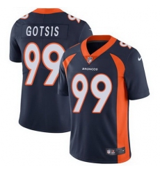 Nike Broncos 99 Adam Gotsis Navy Vapor Untouchable Limited Jersey