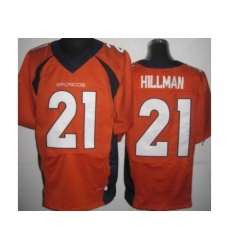 Nike Denver Broncos 21 Ronnie Hillman Orange Elite NFL Jersey