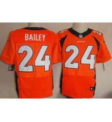 Nike Denver Broncos 24 Champ Bailey Orange Elite NFL Jersey