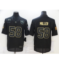 Nike Denver Broncos 58 Von Miller Black 2020 Salute To Service Limited Jersey