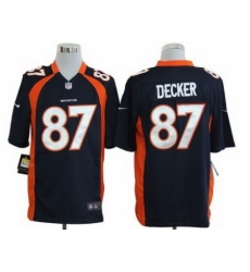 Nike Denver Broncos 87 Eric Decker Blue Game NFL Jersey