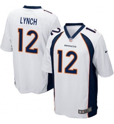 Nike Broncos #12 Paxton Lynch White Youth Stitched NFL New Elite Jersey