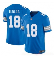 Youth Detroit Lions 18 Isaac TeSlaa Blue 2025 Draft F U S E Vapor Limited Stitched Jersey Youth Detroit Lions 18 Isaac TeSlaa Blue 2025 Draft F U S E Vapor Limited Stitched Jersey