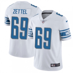 Youth Nike Lions #69 Anthony Zettel White Stitched NFL Vapor Untouchable Limited Jersey