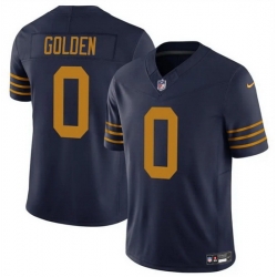 Men Green Bay Packers 0 Matthew Golden Navy The 1923 Classic Vapor F U S E  Limited Stitched Football Jersey