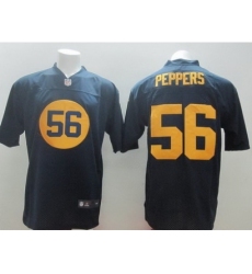 Nike Green Bay Packers 56 Julius Peppers Blue Elite NFL Jersey