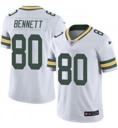 Nike Packers #80 Martellus Bennett White Mens Stitched NFL Vapor Untouchable Limited Jersey