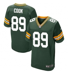 Nike Packers #89 Jared Cook Green Team Color Men's Stitched NFL Elite Jersey