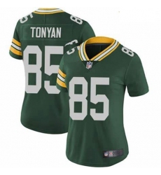 Women Green Bay Packers Robert Tonyan Green Vapor Limited Jersey