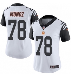 Womens Nike Cincinnati Bengals 78 Anthony Munoz Limited White Rush Vapor Untouchable NFL Jersey