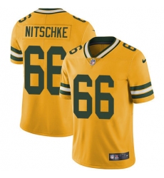 Nike Packers #66 Ray Nitschke Yellow Youth Stitched NFL Limited Rush Jersey