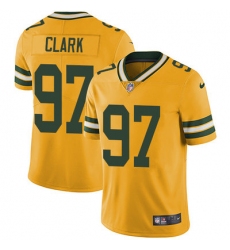 Nike Packers #97 Kenny Clark Yellow Youth Stitched NFL Limited Rush Jersey