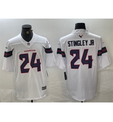 Men Houston Texans 24 Derek Stingley Jr White Vapor Untouchable Stitched Football Jersey Men Houston Texans 24 Derek Stingley Jr White Vapor Untouchable Stitched Football Jersey