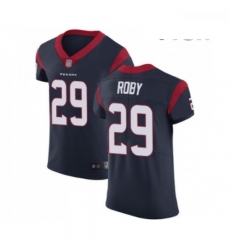 Men Houston Texans 29 Bradley Roby Navy Blue Team Color Vapor Untouchable Elite Player Football Jersey