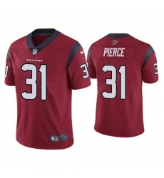 Men Houston Texans 31 Dameon Pierce Red Vapor Untouchable Limited Stitched Jersey