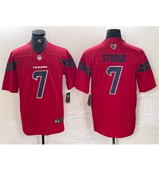 Men Houston Texans 7 C J Stroud Red Vapor Untouchable Stitched Football Jersey Men Houston Texans 7 C J Stroud Red Vapor Untouchable Stitched Football Jersey