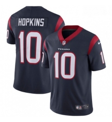 Men Nike Houston Texans 10 DeAndre Hopkins Limited Navy Blue Team Color Vapor Untouchable NFL Jersey