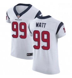 Men Nike Houston Texans 99 JJ Watt White Vapor Untouchable Elite Player NFL Jersey