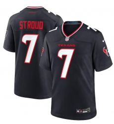 Men's Houston Texans #7 C.J. Stroud Black Fashion With Patch Vapor Untouchable Limited Stitched Nike Football Jersey