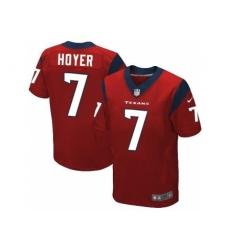 Nike Houston Texans 7 Brian Hoyer Red Elite NFL Jersey