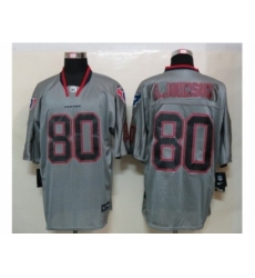 Nike Houston Texans 80 Andre Johnson Grey Elite Lights Out NFL Jersey