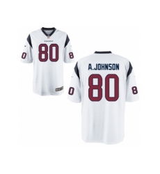 Nike Houston Texans 80 Andre Johnson White Game NFL Jersey