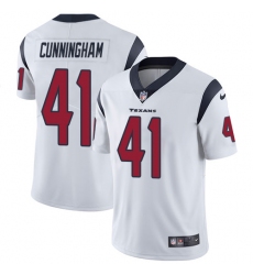 Nike Texans #41 Zach Cunningham White Mens Stitched NFL Vapor Untouchable Limited Jersey
