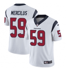 Nike Texans #59 Whitney Mercilus White Mens Stitched NFL Vapor Untouchable Limited Jersey