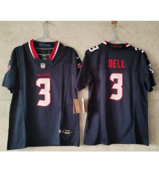 Women Houston Texans 3 Tank Dell Navy F U S E Vapor Stitched Football Jersey   Women Houston Texans 3 Tank Dell Navy F U S E Vapor Stitched Football Jersey