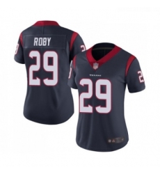 Womens Houston Texans 29 Bradley Roby Navy Blue Team Color Vapor Untouchable Limited Player Football Jersey