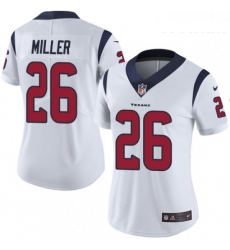 Womens Nike Houston Texans 26 Lamar Miller Elite White NFL Jersey