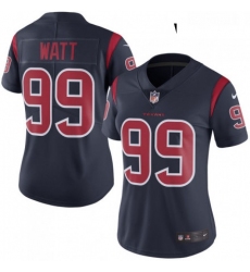 Womens Nike Houston Texans 99 JJ Watt Limited Navy Blue Rush Vapor Untouchable NFL Jersey