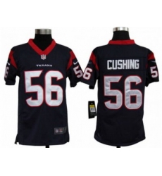 Nike Youth NFL Houston Texans #56 Brian Cushing Blue Jerseys